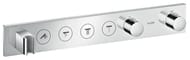 Смеситель Axor ShowerSelect 18357000 для душа, встраиваемый в стену, термостат, 4 потребителя, хром
