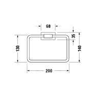 - DURAVIT Karree :  0099611000