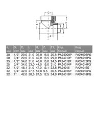    , 251/2"25,   , PRO AQUA PA24012P