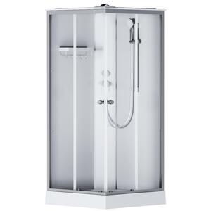 Душевая кабина AM.PM X-Joy Square 900х900х2100 стекло прозрачное, профиль хром мат. W94C-403-090MT