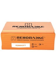Экструдированный пенополистирол Пеноплэкс Комфорт 30х585х1185мм плотность от 19 кг/м3