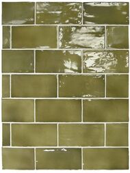 Плитка настенная EQUIPE MANACOR Basil Green (75х150) зеленая 26908 (кв.м.) — миниатюра 1