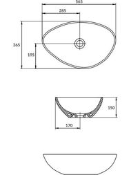 �������� Cersanit MODUO 55 LEAF (565�365�150) �� ����������, ����� 63571