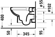 ������� ��� ������� Duravit DuraStyle 0026190000 � �������������� ����������, ����� ����������� �����, ����: �����