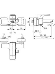   / Ideal Standard Lux Strada A5848AA ,  , 