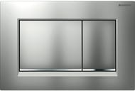 GEBERIT Sigma30 Клавиша смыва, двойной смыв, хром матовый/декор хром глянцевый  115.883.KN.1