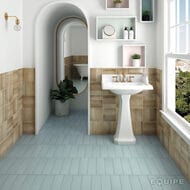 Керамогранитная плитка EQUIPE STROMBOLI Bahia Blue (92х368) голубая, 25894 (кв.м.)