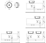 �������� ���������  Hatria Pencil Y1GE01 400�400�165 ��� �������� � ��������� ��� ���������, �����