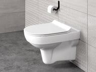 Унитаз подвесной Cersanit CITY Clean On (530х370х355) без ободка,тонкое сиденье м/л MZ-CITY-COn-S-