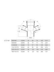 ���������� Poloplast 90�90�90�67,5��180�, ���������������, ���������,  2846