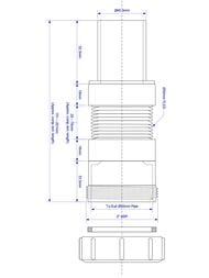 ����� ������������� McAlpine ���������� L 151-200��, d 50��, ���� 40��, ����� ����.50��,MFLEX-4050PC