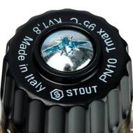 Термостатический смес. клапан STOUT для систем отопления и ГВС 3/4" НР 30-65°С KV 1,8, центр.смеш