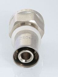 Пресс соединитель прямой VALTEC 20х1/2"В VTm.202.N.002004