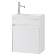 Тумба под раковину BelBagno PIETRA MINI (460х255х555) правая, Bianco Lucido MINI-460-1A-SO-BL-R
