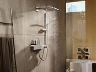 Верхний душ Hansgrohe Raindance E 300 1jet с настенным держателем, шлифованная бронза 26238140