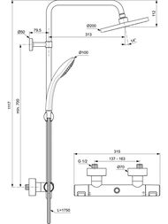 Ideal Standard CERATHERM T25   A7545XG   ,  /, .