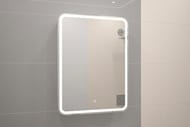 Зеркало-шкаф Континент ELLIOTT 600х800 с подсветкой, розеткой и сенсорным выключателем, левый