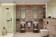 Керамогранитная плитка KERAMA MARAZZI Про Вуд (200х1195х9) декор, светло-бежевая DL510520R (кв.м.)