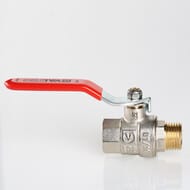 Кран шаровый 1 1/2"ВН VALTEC BASE красная ручка VT.215.N.08