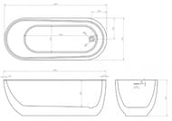 ����� ��������� Abber (1500�700) ���������������, ����-�������, ����� AB9341-1.5