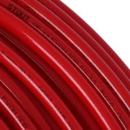Труба STOUT PEX-A 16х2,0 из сшитого полиэтилена с кислородным слоем, красная, 1м