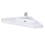 Раковина Aquaton Кантара 78 1A715331AN010 785x785x179мм из литьевого мрамора, угловая, белая