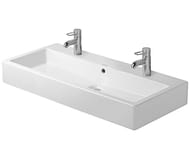 Умывальник DURAVIT VERO 1000х470х175 2 отверстия на 2 смесителя, перелив 0454100024