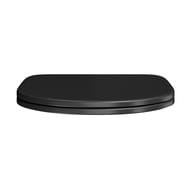 Сиденье для унитаза KERAMA MARAZZI POMPEI с микролифтом, черное гл. (370х470х30), PO.seat.01\BLK