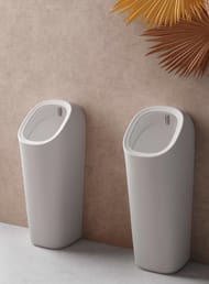 Писсуар Vitra Plural напольный,работа от батарейки,антибак. пок.,задний подвод, белый 7809B003-5330
