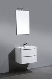 Тумба под раковину BelBagno ANCONA-N (600х420х450) подвесная, Bianco Lucido ANCONA-N-600-2C-SO-BL