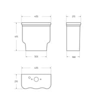 ���� ��������� BelBagno Sfera-R 495x370x325 �������, ��������� ��� ���������, ����� BB046BH