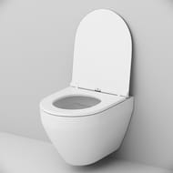 Унитаз подвесной AM.PM Spirit 2.0 FlashClean безободковый, с сиденьем микролифт C701700SC