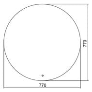 ������� Silver Mirrors ������� (770�770) LED-���������, ������, ������ ��-00000954