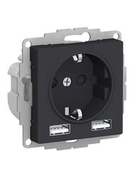 ������� Systeme Electric ATLASDESIGN 16�+USB  A+A, ��������, ������ ATN001030