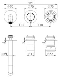 ��������� ��� ����� Remer Element ET54D3PWBRP, ���� �������������
