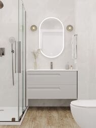 Керамогранитная плитка Laparet Ceradim Onyx Royal Cloud (600х1200) светло-серый 9999301490  (кв.м.)