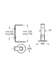 ��������� �������� ������� ���� Vitra Origin ������ ����������� A4489234