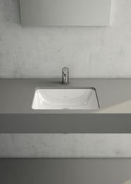 Раковина Vitra S20 (430х305х165) встраиваемая снизу, антибактериальное покр.,белый 5474B003-0618