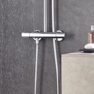Душевая система Grohe Euphoria XXL 27964000 термостат для душа, верхний и ручной душ, штанга