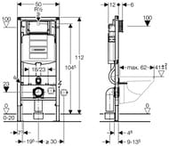 Инсталляция Geberit Duofix белая клавиша+Унитаз iCon без ободка+Сиденье Slim микролифт 500.300.01.I