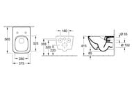   Villeroy & Boch Venticello 4611RLR1 (375560)   +   (4611R0R1P+9M80S101)