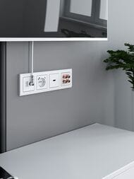  Werkel  ,   USB  A+C () W1171701