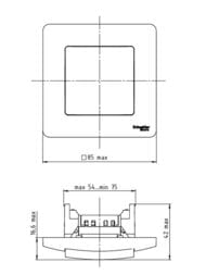  Systeme Electric BLANCA .. 1- c.6, 10A 250B,  BLNVS010603