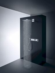 Верхний душ Axor ShowerSolutions 35318000 (300х300) настенный, 2jet, 2 типа струи, держатель,  хром — изображение 3