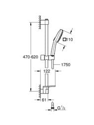 ������� �������� Grohe Tempesta Cube 110 (�����, ������, �����, �������) 3 ������, ���� 27929003