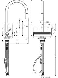  Hansgrohe Aquno Select M81   170   3jet   73837670