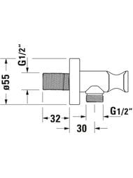 ��������� ����������� Duravit UV0630009046 � ����������, ������ �������
