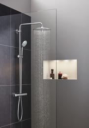 Душевая система Grohe Euphoria 27296002 термостат для душа, верхний/ручной душ, штанга