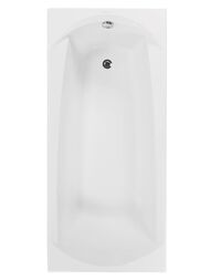 Ванна акриловая VAGNERPLAST EBONY 160 (1600х750х420) прямоугольная, белая VPBA160EBO2X-04