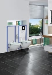 Grohe Rapid SL Solido Инсталляция для подвесного унитаза 3в1 с клавишей смыва Skate хром 38811000